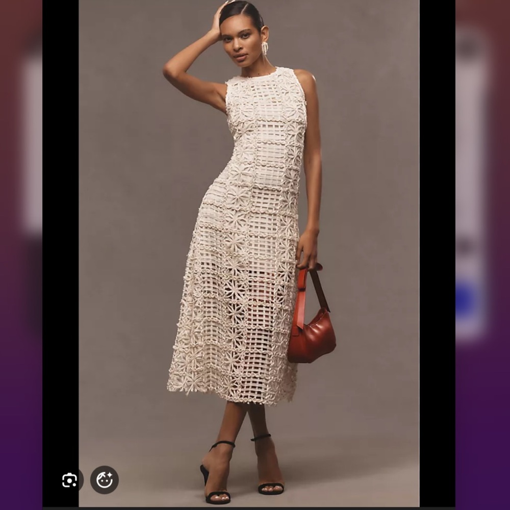 Endless Rose Sleeveless textured midi M